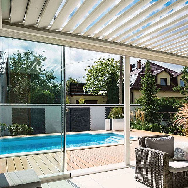 Lamellendach aus Aluminium | Terrassendach